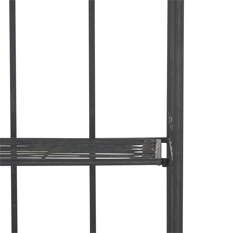 Safavieh Amaris Iron Shelves in Black