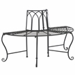 Safavieh Abia  Iron  Benches in Black