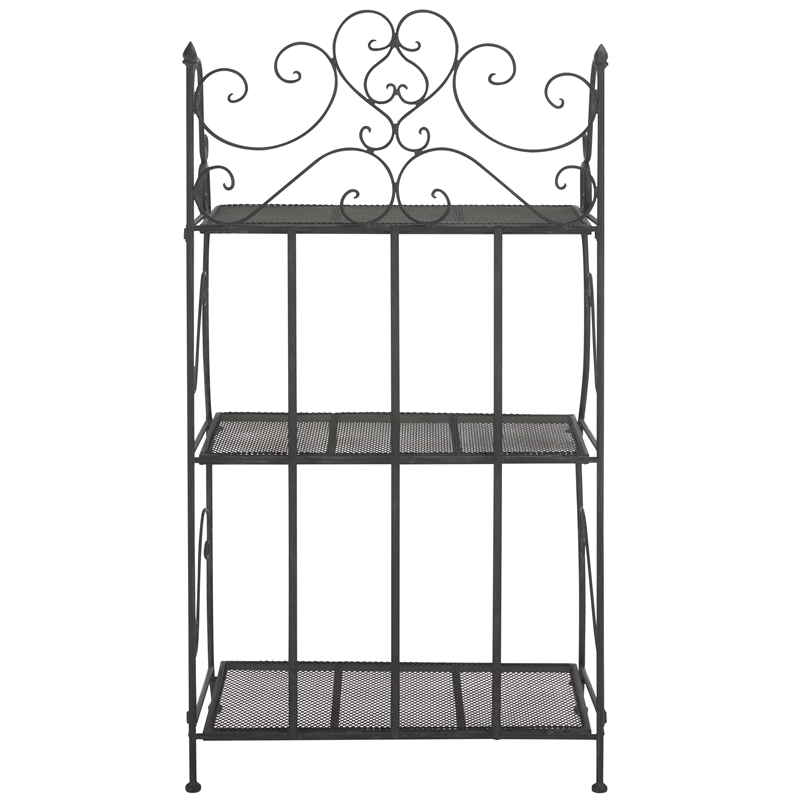 Safavieh Torus Iron Shelf Storage in Black
