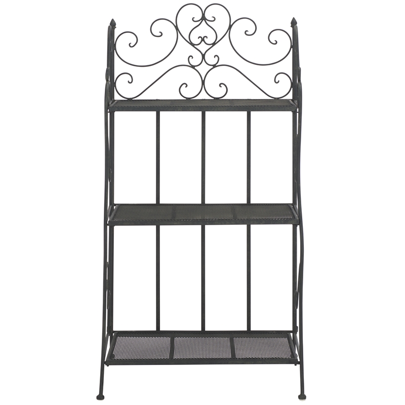 Safavieh Torus Iron Shelf Storage in Black