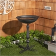 Safavieh Iron  Bird Baths in Black