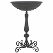 Safavieh Iron  Bird Baths in Black