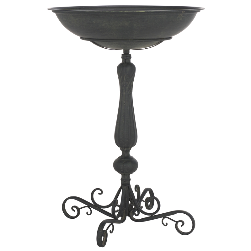 Safavieh Iron  Bird Baths in Black