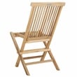 Safavieh Marcus Teak Wood   Folding Chair in Natural