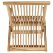 Safavieh Marcus Teak Wood   Folding Chair in Natural