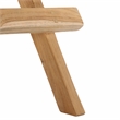Safavieh Saba Teak Wood Square Folding Table in Natural