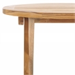 Safavieh Rory Teak Wood Round Folding Table in Natural