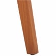 Safavieh Owen Teak Wood and Polyester Outdoor Bench and Table in Natural / Taupe