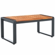 Safavieh Vesta Steel and Polyester Living Set in Black/Gray