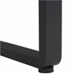 Safavieh Vesta Steel  and Polyester Living Set in Black / Light Gray