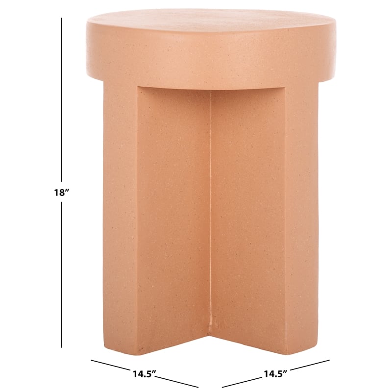 Safavieh Aldrich  Accent Table in Terracotta