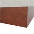 Safavieh Tanyalee Triangle Wood Bench in Light Brown/Brown
