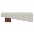 Safavieh Tanyalee Triangle Wood Bench in Light Brown/Brown