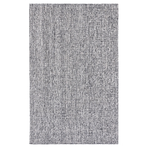 Safavieh Abstract 2'-3&quot x 4'-0&quot Wool Hand Tufted Rug in Black / Ivory