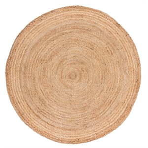 Safavieh Cape Cod 12'-0&quot x 12'-0&quot Round Jute Hand Woven Rug in Natural