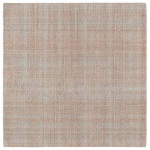 Safavieh Abstract 5' X 8' Polyester Hand Tufted  Rug in Aqua / Brown