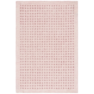 Safavieh Abstract 9' X 12' Wool Hand Tufted Rug in Pink
