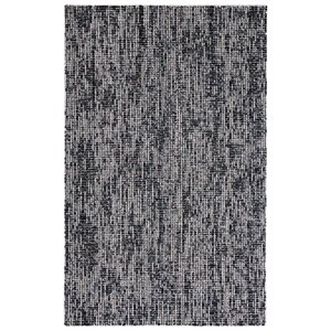Safavieh Abstract 2'-0&quot x 3'-0&quot Wool Hand Tufted Rug in Black / Gray