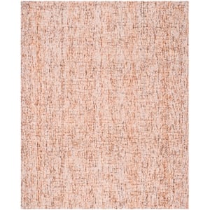 Safavieh Abstract 10'-0&quot x 14'-0&quot Wool Hand Tufted  Rug in Beige / Rust