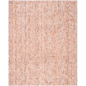 Safavieh Abstract 2'-3&quot x 4'-0&quot Wool Hand Tufted Rug in Beige / Rust