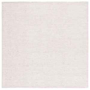 Safavieh Abstract 12'-0&quot x 12'-0&quot Square Wool Hand Tufted Rug in Ivory / Beige