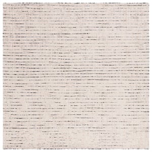 Safavieh Abstract 8'-0&quot x 8'-0&quot Square Wool Hand Tufted Rug in Ivory / Blue