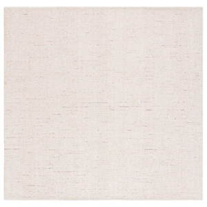 Safavieh Abstract 8'-0&quot x 8'-0&quot Square Wool Hand Tufted Rug in Ivory / Brown