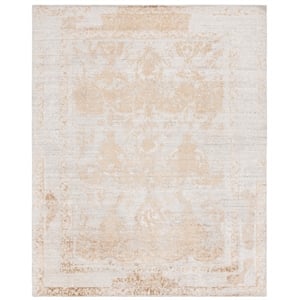 Safavieh Bedford 9'-0&quot x 12'-0&quot Wool Hand Loomed Rug in Beige / Gold
