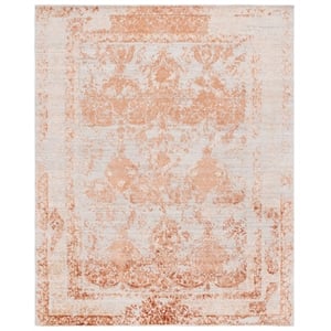 Safavieh Bedford 8'-0&quot x 10'-0&quot Wool Hand Loomed Rug in Beige / Rust
