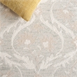 Safavieh Blossom 6' X 6' Square Wool Hand Tufted Rug in Light Gray / Ivory