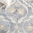 Safavieh Blossom 6' X 6' Square Wool Hand Tufted Rug in Blue / Ivory