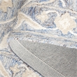 Safavieh Blossom 6' X 6' Square Wool Hand Tufted Rug in Blue / Ivory