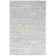 Safavieh Ebony 6' X 6' Square Wool Hand Tufted Rug in Ivory / Light Blue