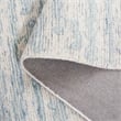 Safavieh Ebony 6' X 6' Square Wool Hand Tufted Rug in Ivory / Light Blue