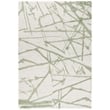 Safavieh Ebony 6' X 6' Square Wool Hand Tufted Rug in Ivory / Green