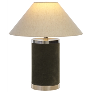 safavieh sola velvet table lamp in green