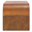 Safavieh Liasonya Wood Curved Coffee Table in Natural