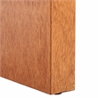 Safavieh Liasonya Wood Curved Coffee Table in Natural
