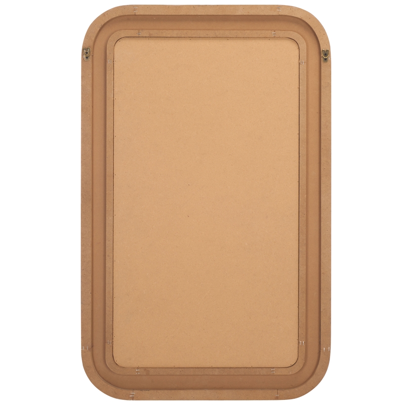 Safavieh Alessa Wood and Iron Mirror in Natural