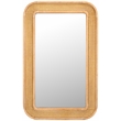 Safavieh Alessa Wood and Iron Mirror in Natural