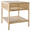 Safavieh Arvid Square Wood Accent Table in Natural