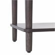 Safavieh Ambrashi Wood End Table in Dark Gray