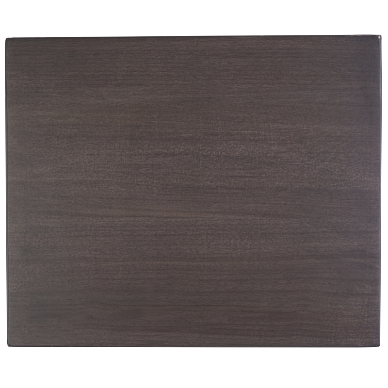 Safavieh Ambrashi Wood End Table in Dark Gray