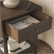 Safavieh Ambrashi Wood End Table in Dark Gray