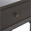 Safavieh Ambrashi Wood End Table in Dark Gray