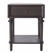 Safavieh Ambrashi Wood End Table in Dark Gray