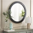 Safavieh Nellie Wood and Iron Mirror in Black
