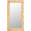 Safavieh Zoelle Wood and Iron Mirror in Natural
