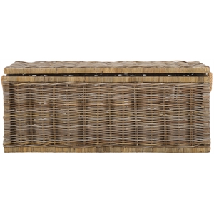 safavieh signy rattan basket in natural