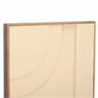 Safavieh Modern Geometry Wood Framed Dimensional Wall Art in Natural / Ivory